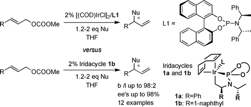 Effects of Catalyst Activation and Ligand Steric Properties on the   	Enantioselective Allylation of Amines and Phenoxides