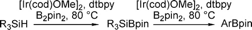 Iridium-Catalyzed Preparation of Silylboranes by Silane Borylation and Their Use in the Catalytic Borylation of Arenes