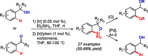 Iridium-Catalyzed Arene ortho-Silylation by Formal Hydroxyl-Directed C-H Activation
