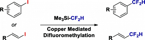 Copper Mediated Difluoromethylation of Aryl and Vinyl Iodides