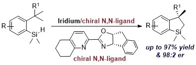 Ir-Catalyzed Enantioselective, Intramolecular Silylation of Methyl C&ndash;H Bonds