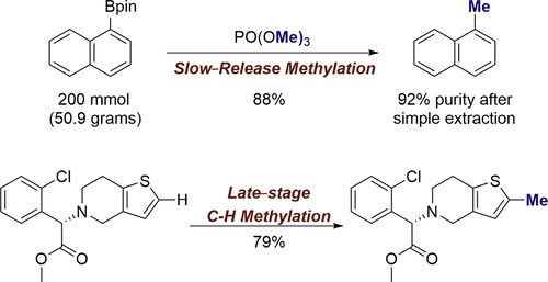 Trimethylphosphate as a Methylating Agent for Cross Coupling: A Slow-Release Mechanism for the Methylation of Arylboronic Esters