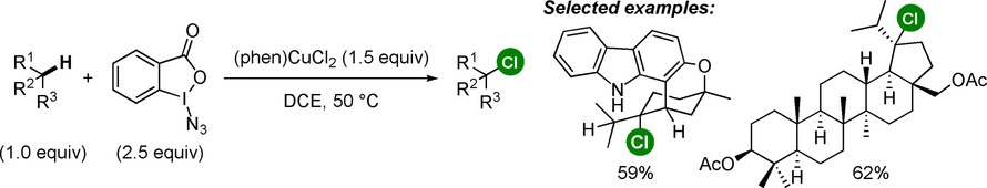 Site Selective Chlorination of C(<i>sp</i><sup>3</sup>)​-​H Bonds Suitable for Late-​Stage Functionalization