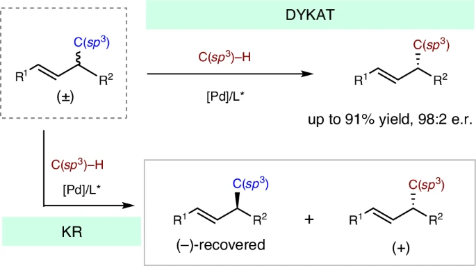 Intermolecular asymmetric functionalization of unstrained C(sp3)–C(sp3) bonds in allylic substitution reactions